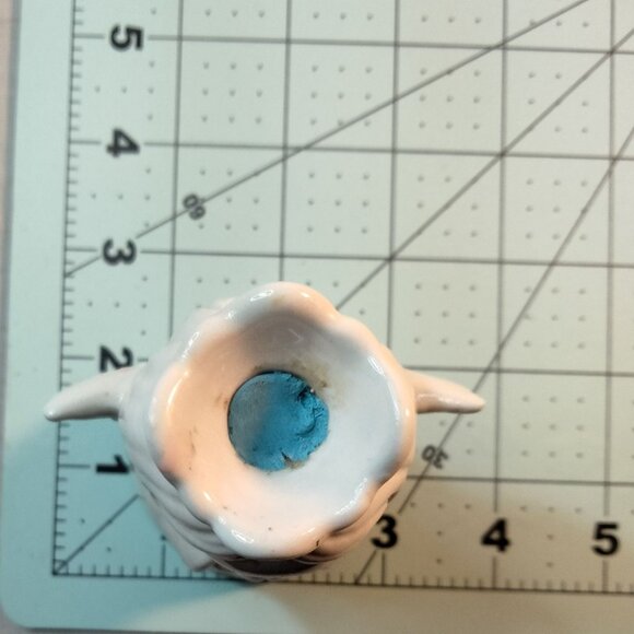 Handerbeit Praying Angel Candle Holder White Ceramic Porcelain Vintage Germany - Picture 8 of 9